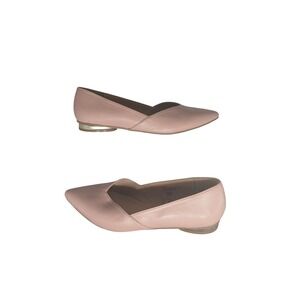 Express Pink Pointed Toe Ballet Flats Women's Size 9 M All Manmade Material